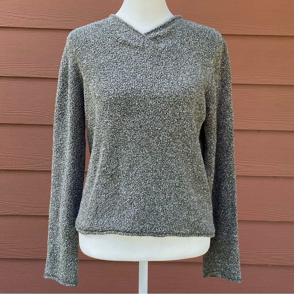 Columbia Green Charcoal Pullover Sweater - Size Medium